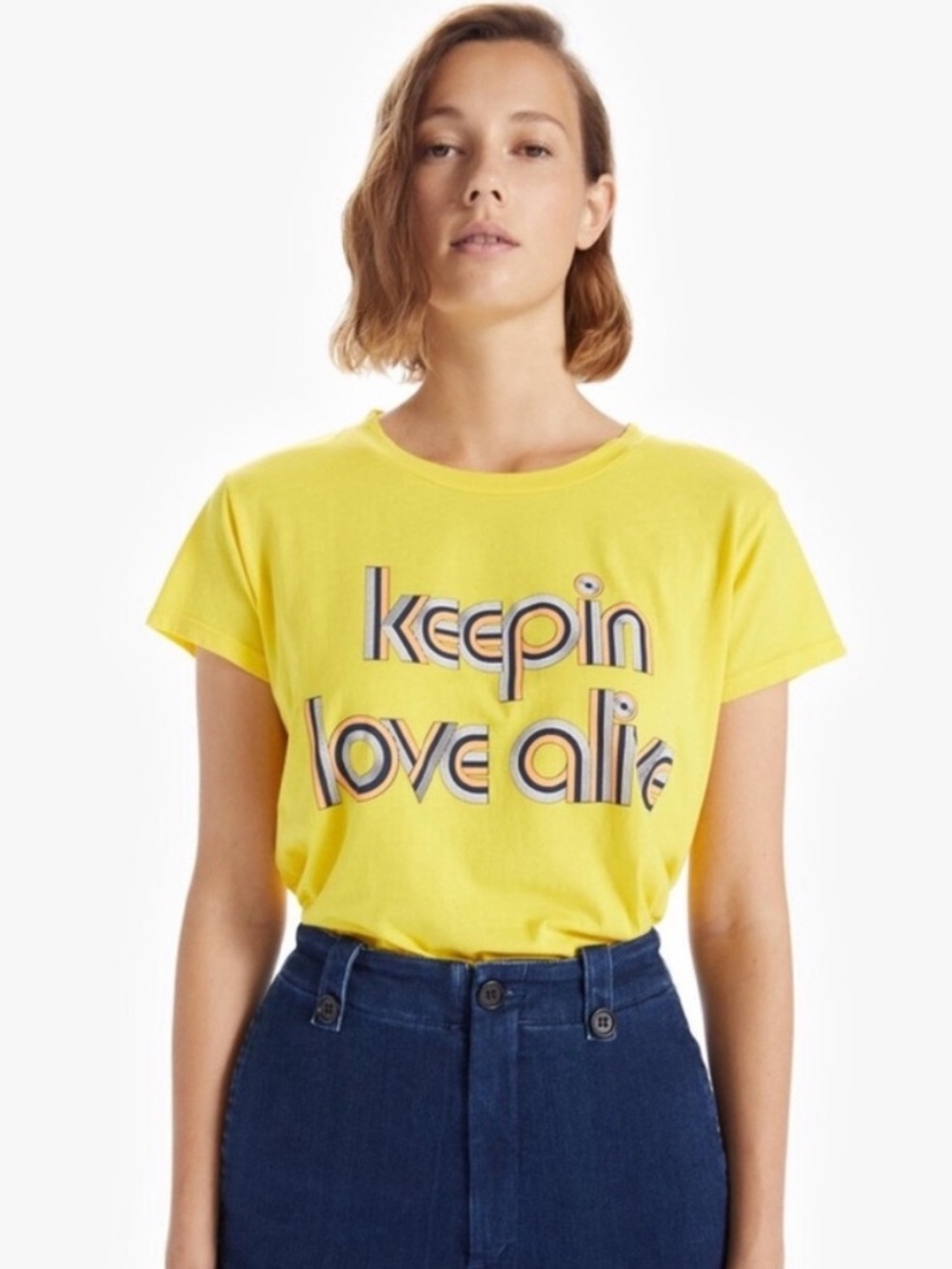 MOTHER “Keepin Love Alive” Tee, Size M